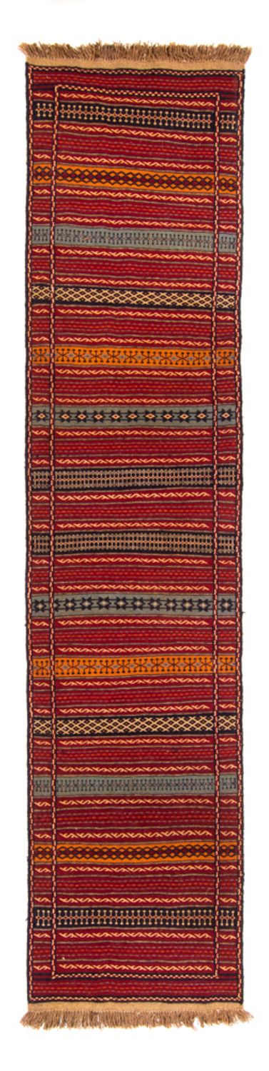 Løber Kelim-tæppe - orientalsk - 300 x 83 cm - flerfarvet