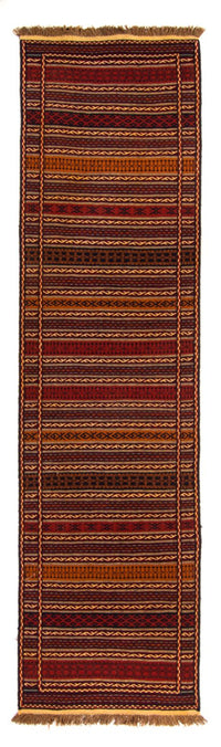 Løber Kelim-tæppe - orientalsk - 305 x 85 cm - flerfarvet