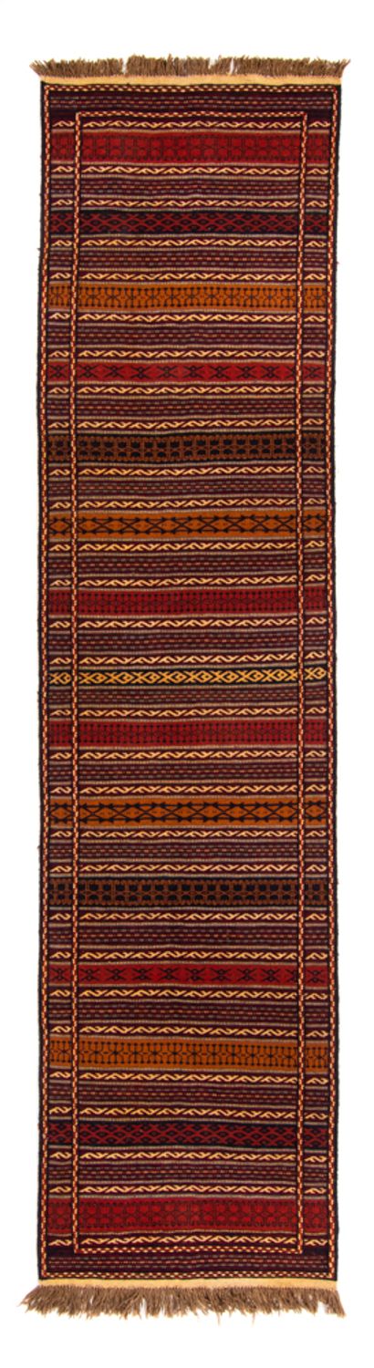 Løber Kelim-tæppe - orientalsk - 305 x 80 cm - flerfarvet