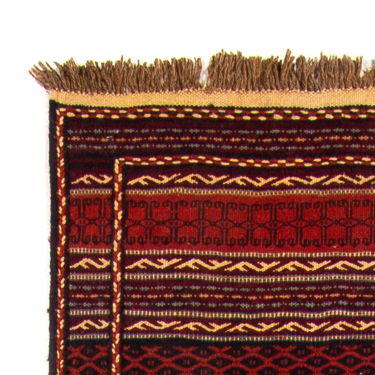 Løber Kelim-tæppe - orientalsk - 305 x 80 cm - flerfarvet