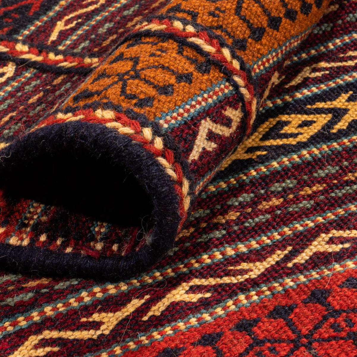 Løber Kelim-tæppe - orientalsk - 305 x 80 cm - flerfarvet