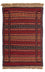 Kelim-tæppe - orientalsk - 90 x 60 cm - flerfarvet