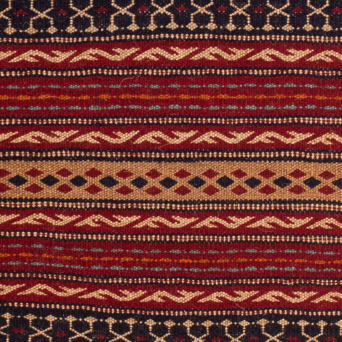 Kelim-tæppe - orientalsk - 90 x 60 cm - flerfarvet