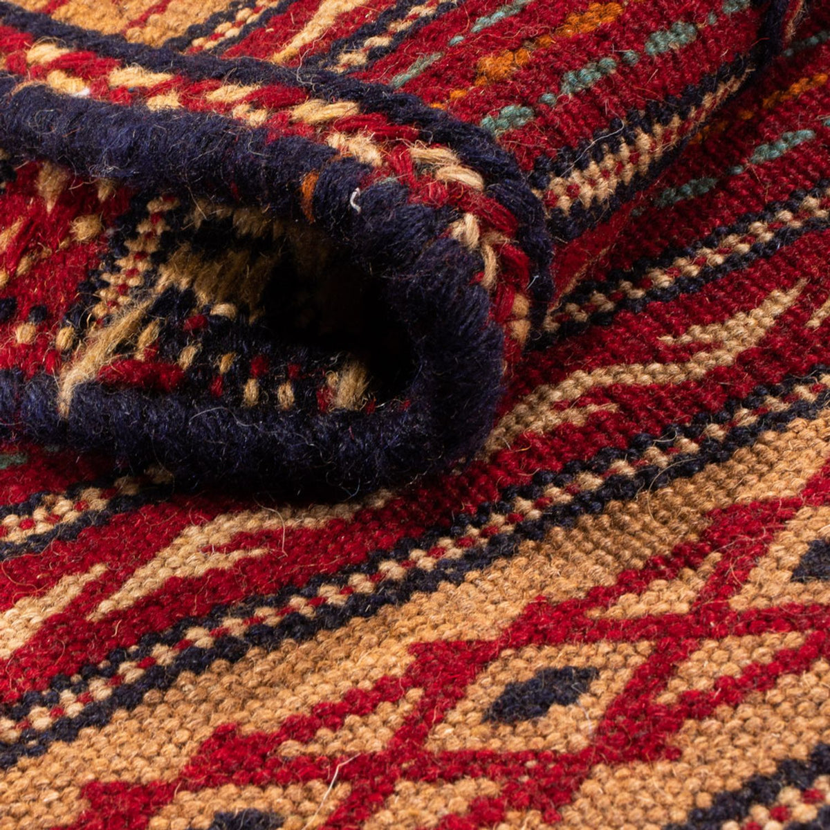 Kelim-tæppe - orientalsk - 90 x 60 cm - flerfarvet