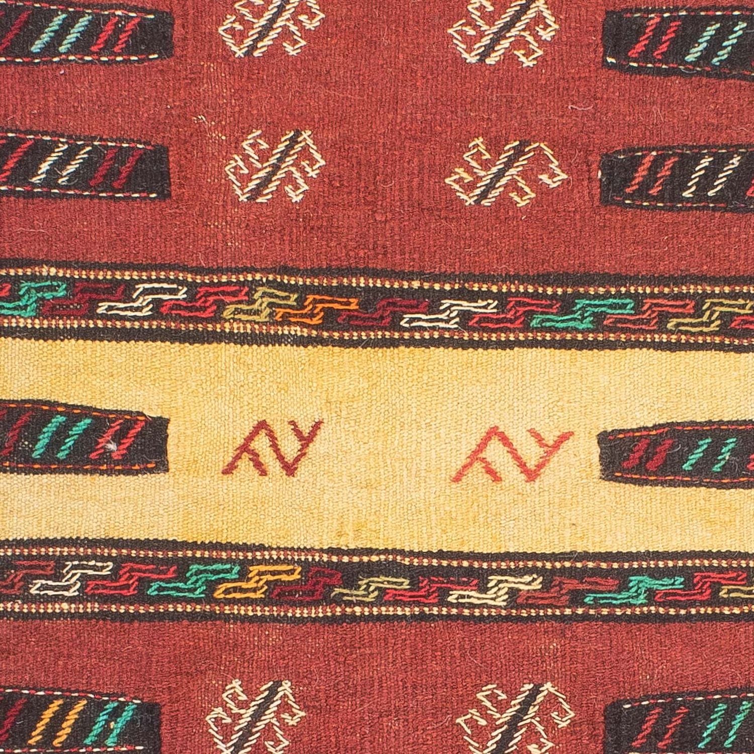 Kelim-tæppe - orientalsk - 175 x 103 cm - flerfarvet