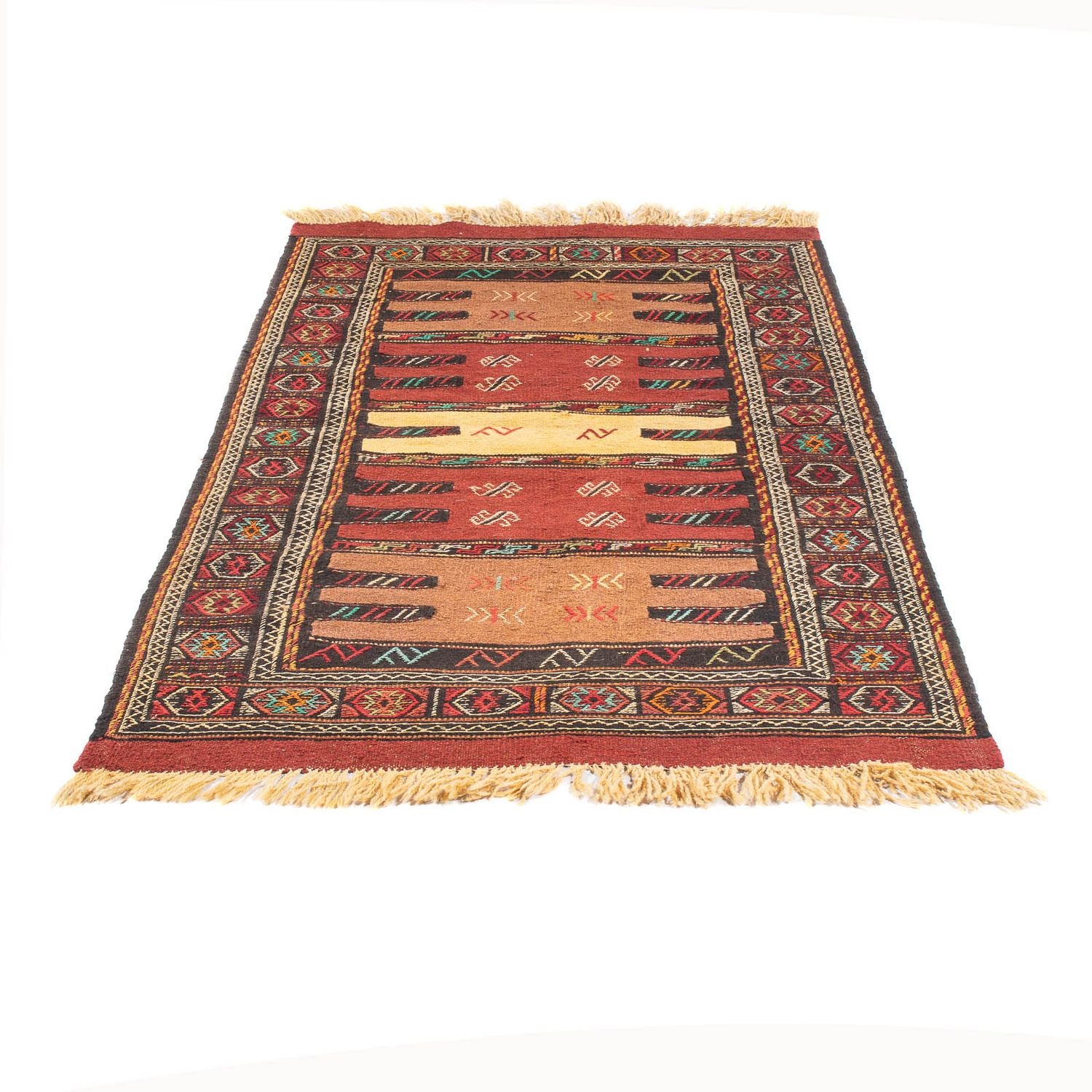 Kelim-tæppe - orientalsk - 175 x 103 cm - flerfarvet