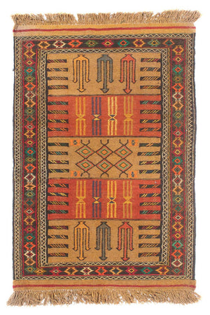 Kelim-tæppe - orientalsk - 175 x 110 cm - flerfarvet