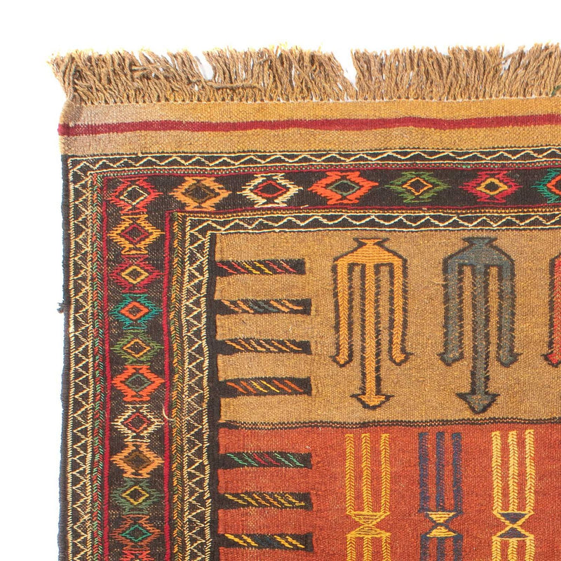 Kelim-tæppe - orientalsk - 175 x 110 cm - flerfarvet