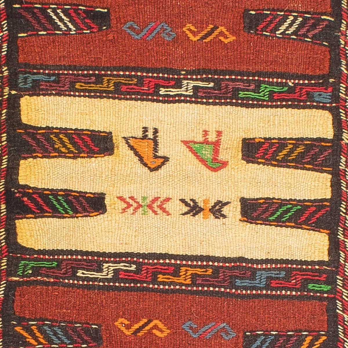 Kelim-tæppe - orientalsk - 170 x 68 cm - flerfarvet