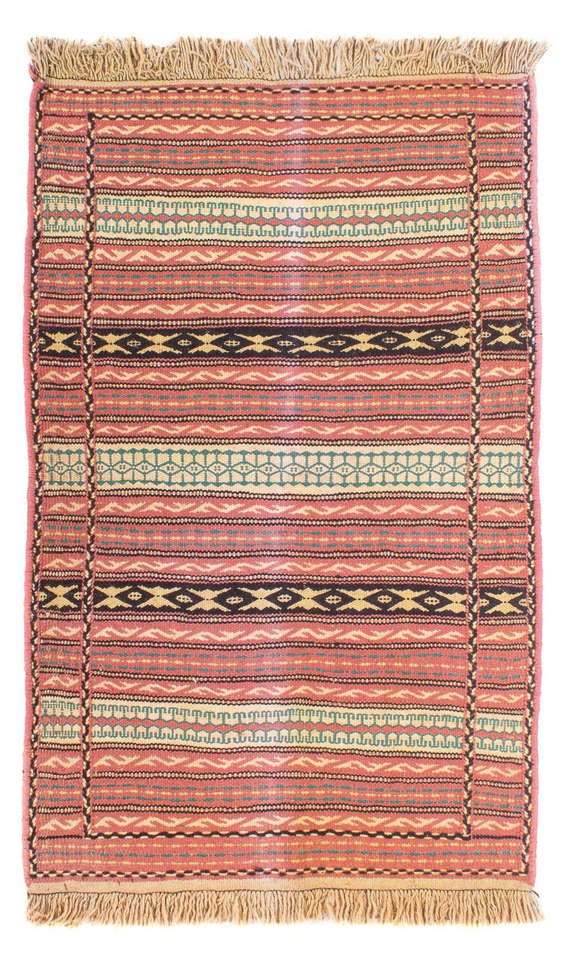 Kelim-tæppe - orientalsk - 120 x 80 cm - flerfarvet
