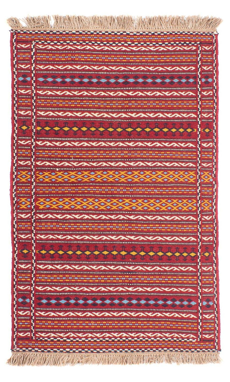 Kelim-tæppe - orientalsk - 120 x 80 cm - flerfarvet