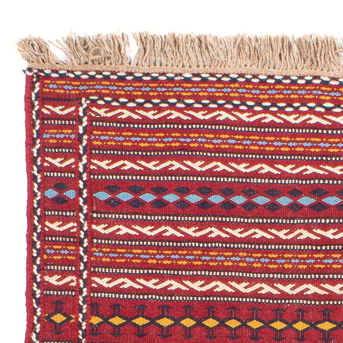 Kelim-tæppe - orientalsk - 120 x 80 cm - flerfarvet