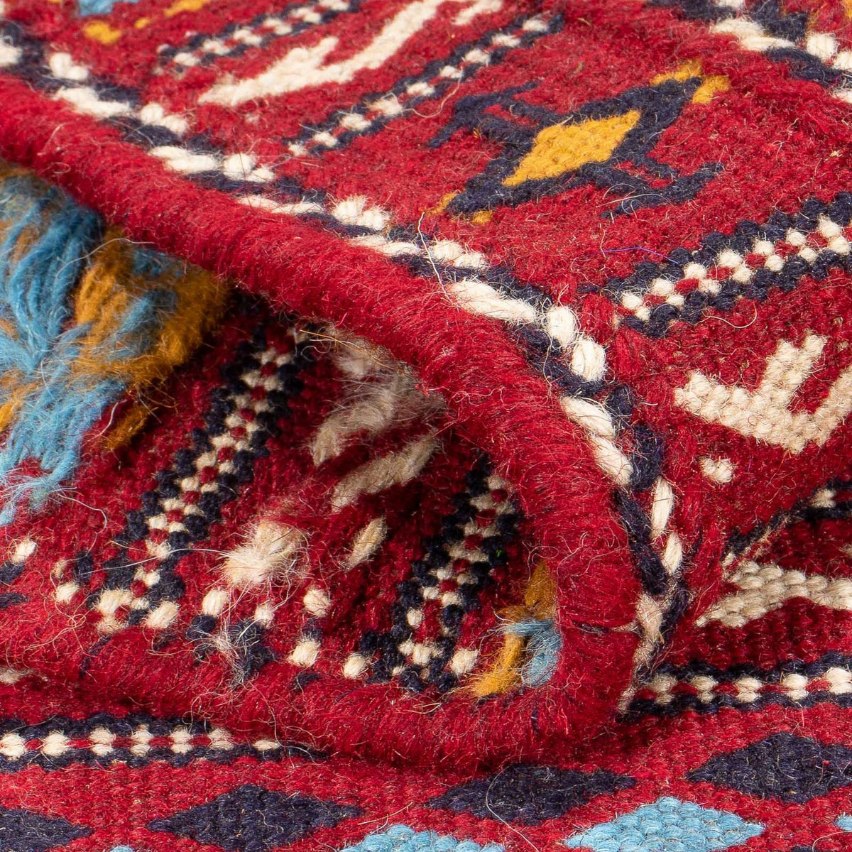 Kelim-tæppe - orientalsk - 120 x 80 cm - flerfarvet