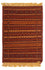 Kelim-tæppe - orientalsk - 90 x 60 cm - flerfarvet