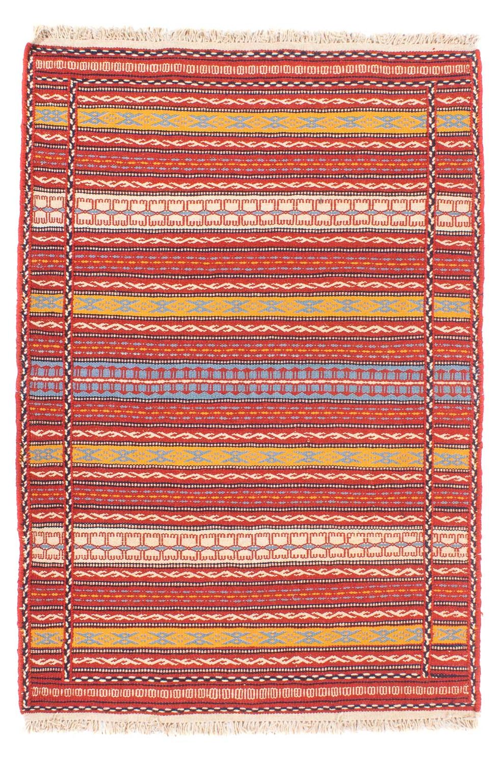 Kelim-tæppe - orientalsk - 150 x 100 cm - flerfarvet
