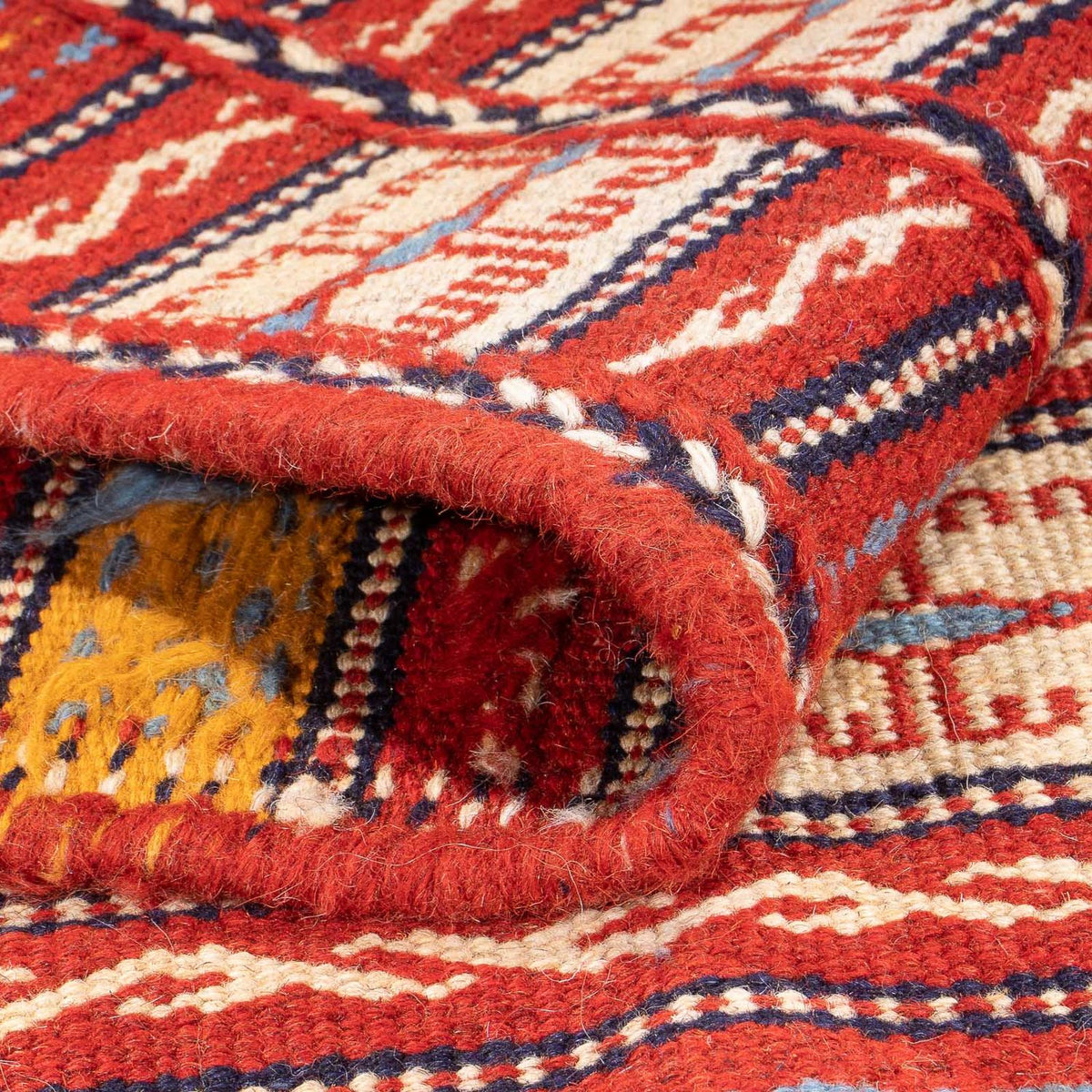 Kelim-tæppe - orientalsk - 150 x 100 cm - flerfarvet