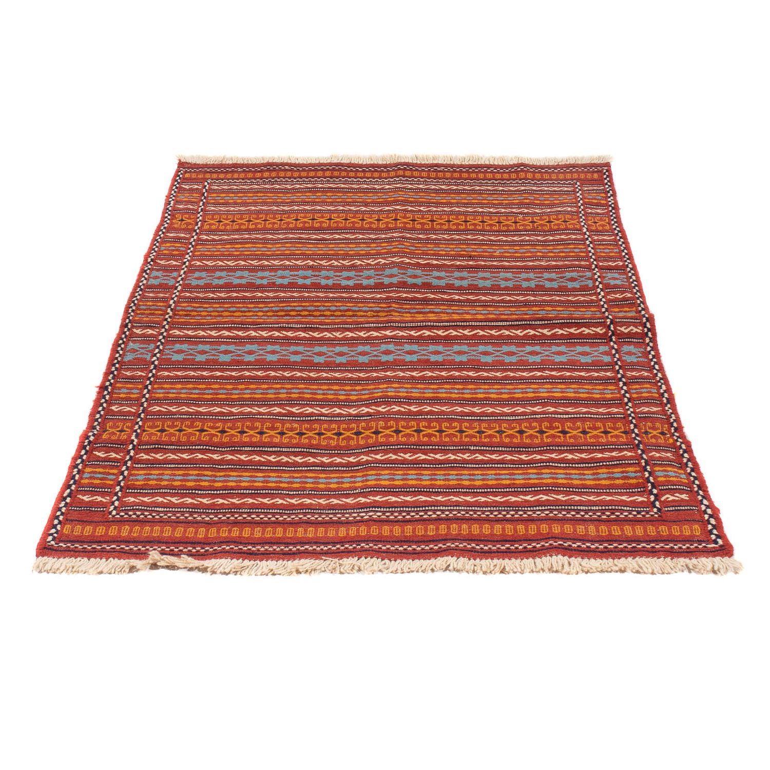 Kelim-tæppe - orientalsk - 150 x 100 cm - flerfarvet