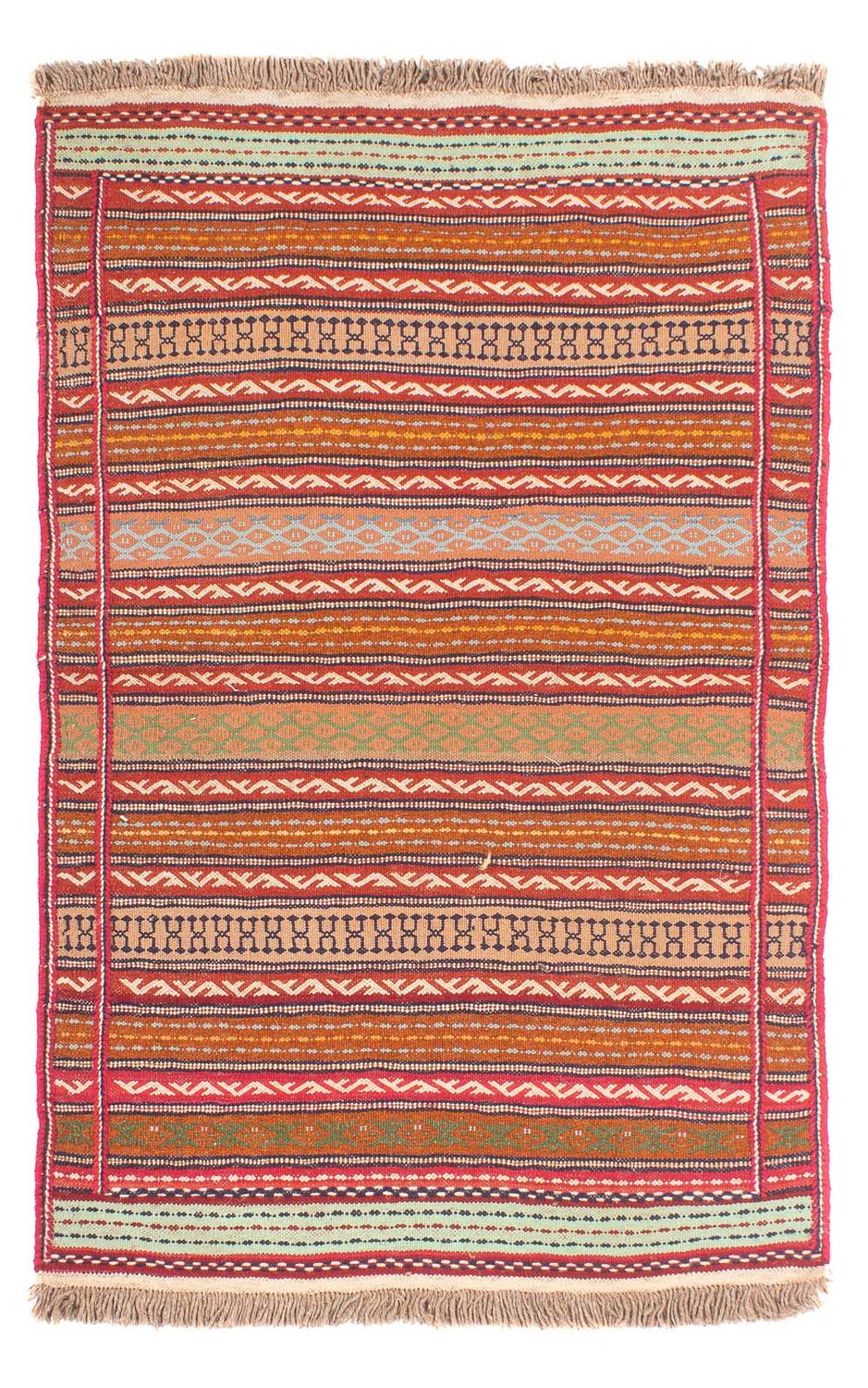 Kelim-tæppe - orientalsk - 150 x 100 cm - flerfarvet