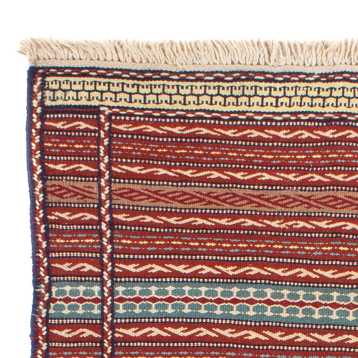 Kelim-tæppe - orientalsk - 150 x 100 cm - flerfarvet