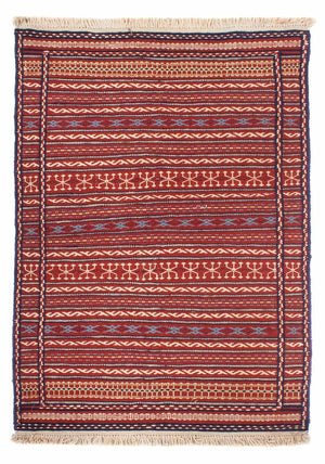 Kelim-tæppe - orientalsk - 150 x 100 cm - flerfarvet