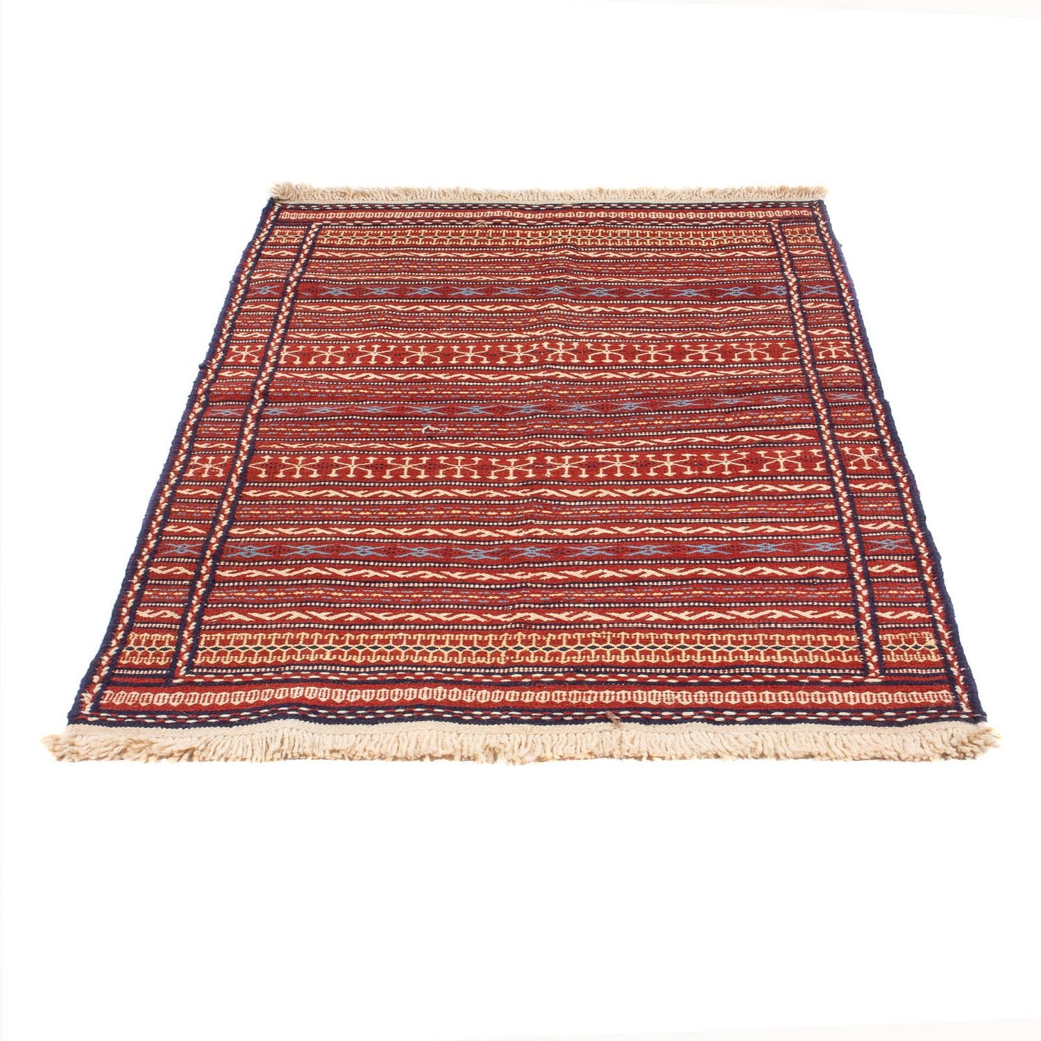 Kelim-tæppe - orientalsk - 150 x 100 cm - flerfarvet
