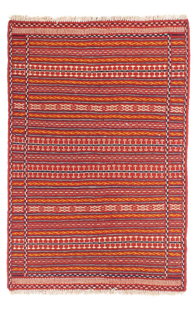Kelim-tæppe - orientalsk - 150 x 100 cm - flerfarvet