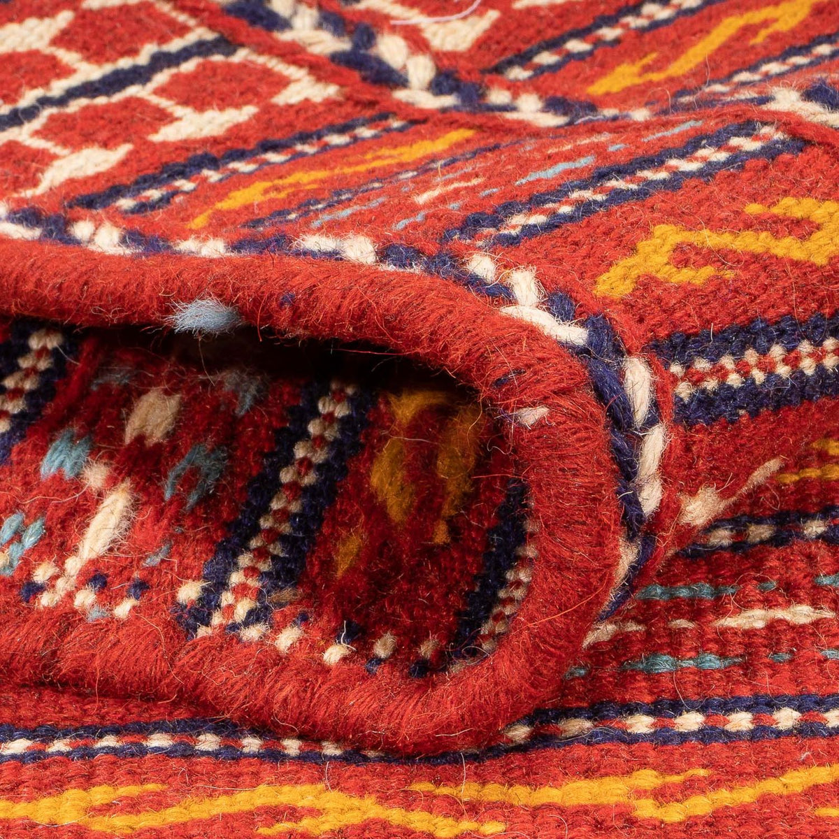 Kelim-tæppe - orientalsk - 150 x 100 cm - flerfarvet