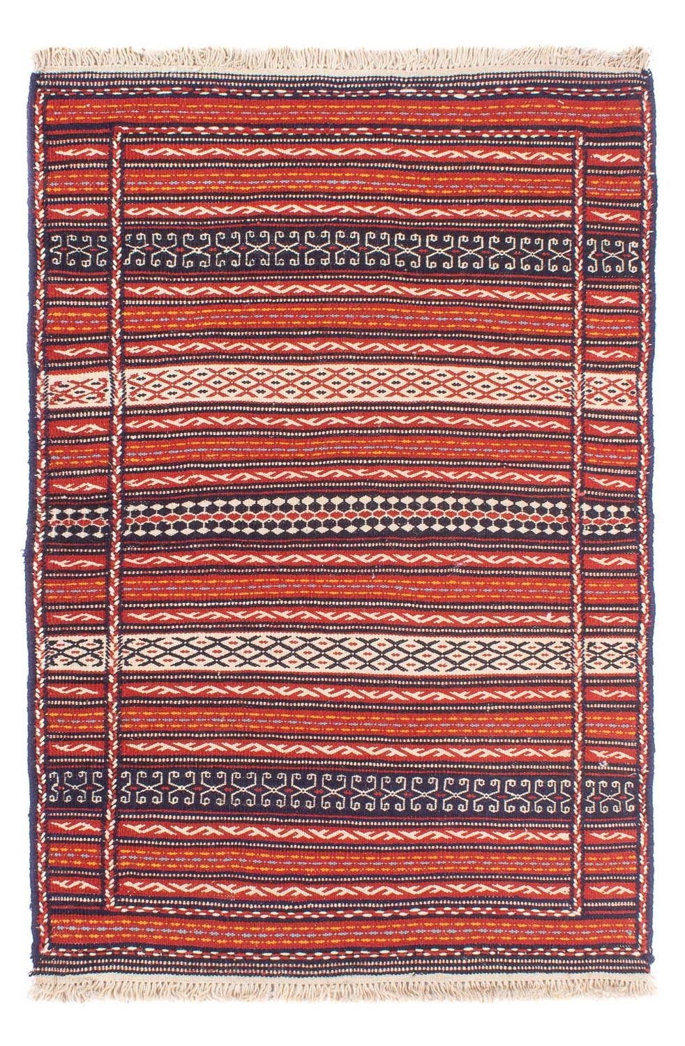 Kelim-tæppe - orientalsk - 150 x 100 cm - flerfarvet