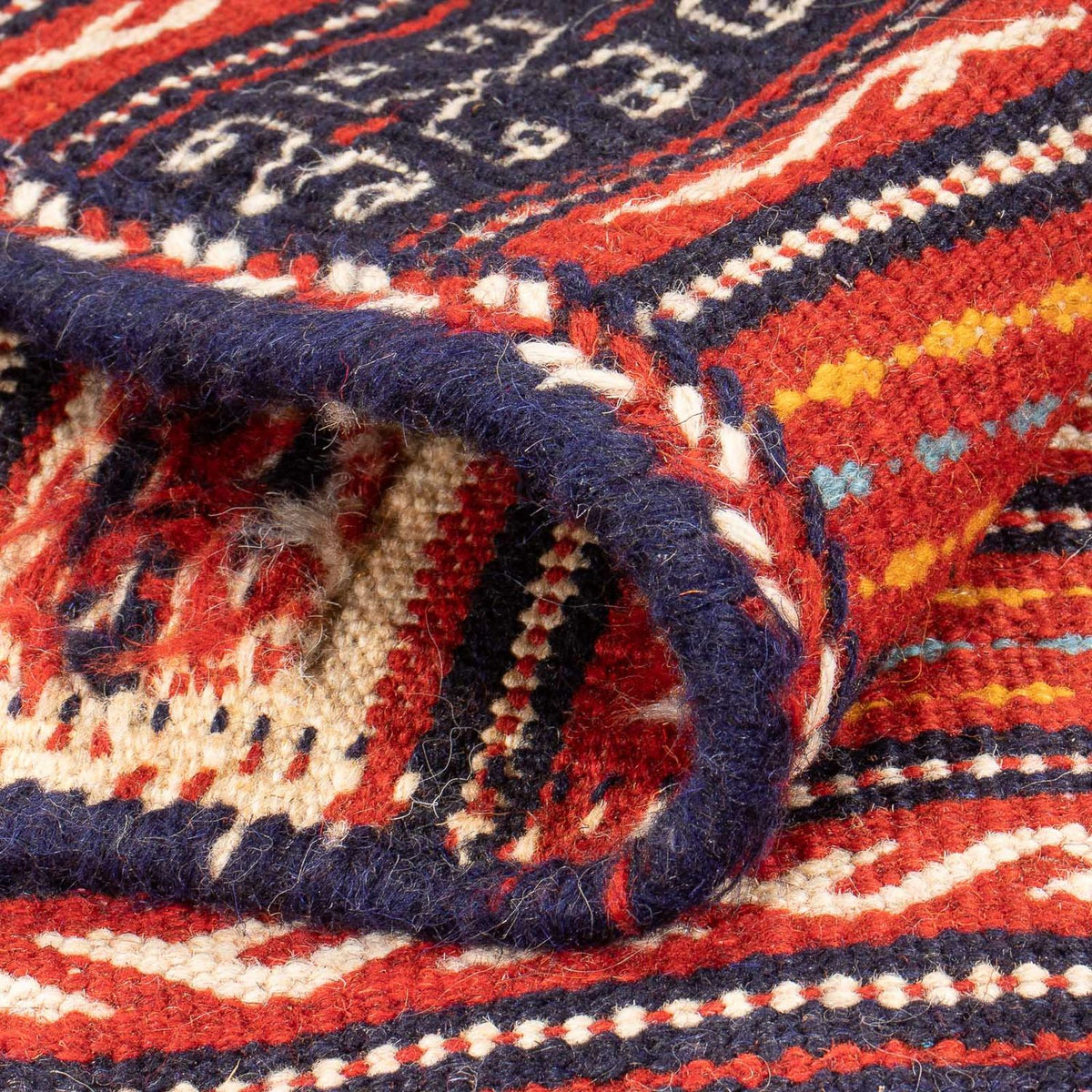 Kelim-tæppe - orientalsk - 150 x 100 cm - flerfarvet