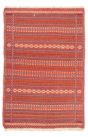 Kelim-tæppe - orientalsk - 150 x 100 cm - flerfarvet