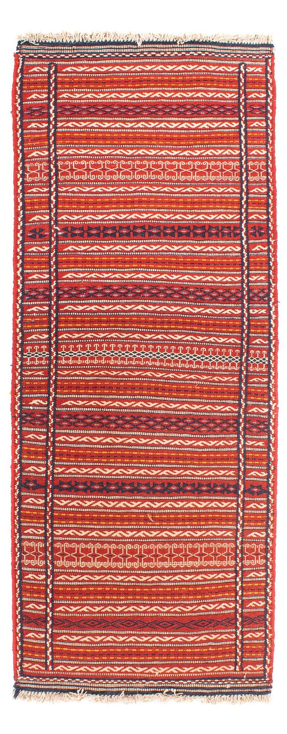 Løber Kelim-tæppe - orientalsk - 200 x 70 cm - flerfarvet