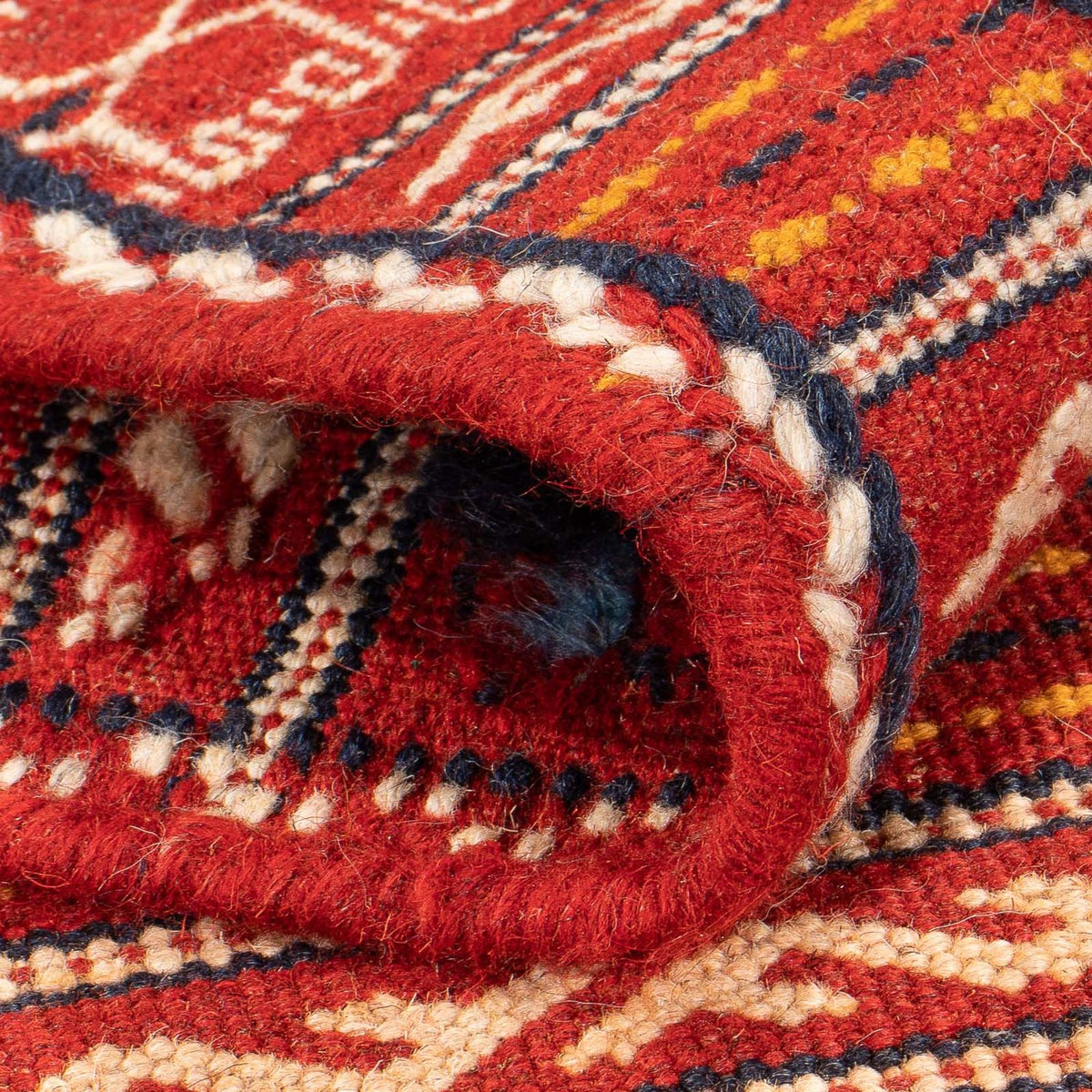 Løber Kelim-tæppe - orientalsk - 200 x 70 cm - flerfarvet