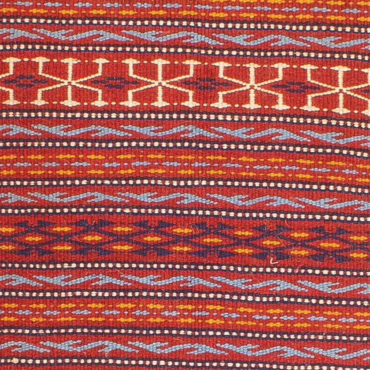 Løber Kelim-tæppe - orientalsk - 200 x 70 cm - flerfarvet