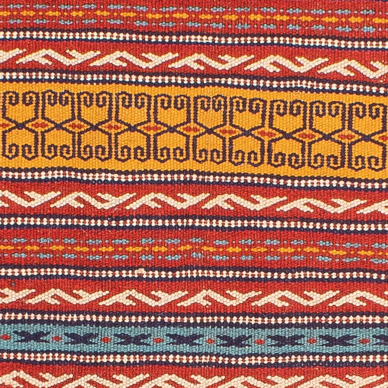 Løber Kelim-tæppe - orientalsk - 200 x 70 cm - flerfarvet