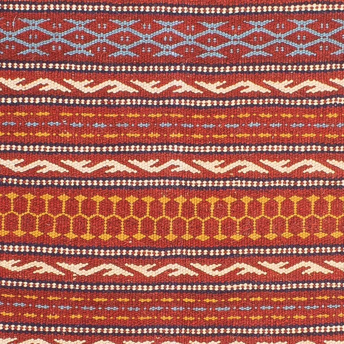 Kelim-tæppe - orientalsk - 120 x 80 cm - flerfarvet