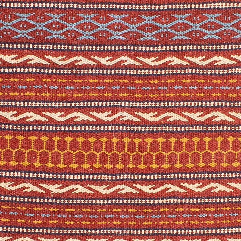 Kelim-tæppe - orientalsk - 120 x 80 cm - flerfarvet