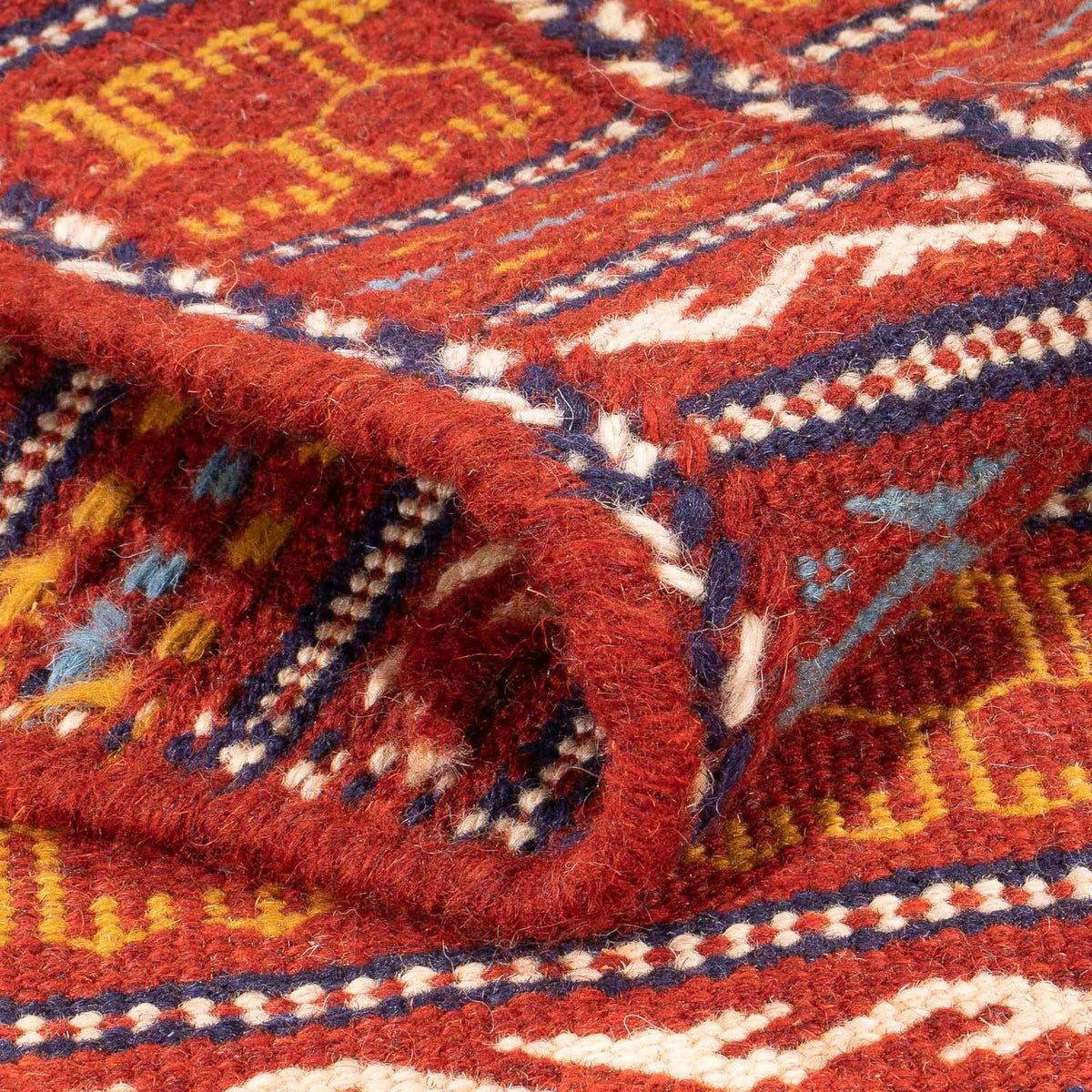 Kelim-tæppe - orientalsk - 120 x 80 cm - flerfarvet