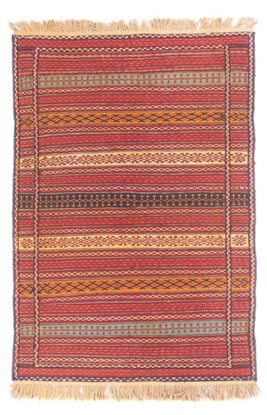 Kelim-tæppe - orientalsk - 150 x 100 cm - flerfarvet
