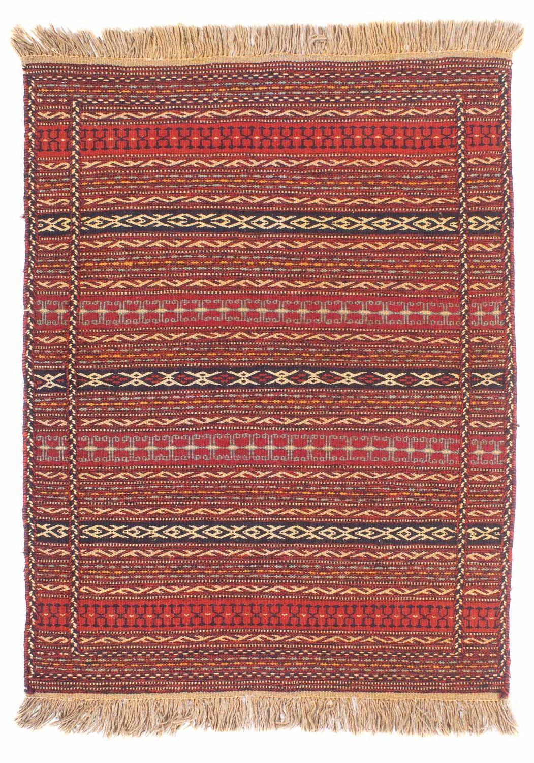 Kelim-tæppe - orientalsk - 150 x 100 cm - flerfarvet