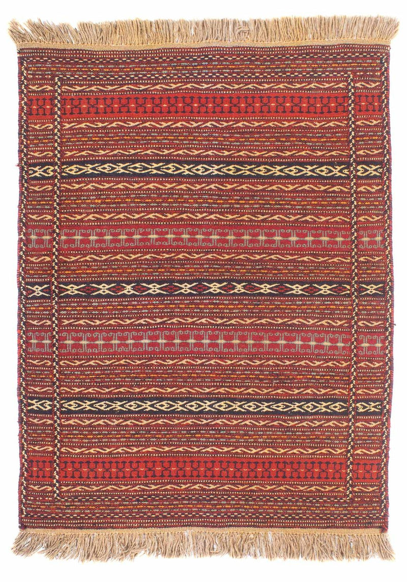 Kelim-tæppe - orientalsk - 150 x 100 cm - flerfarvet