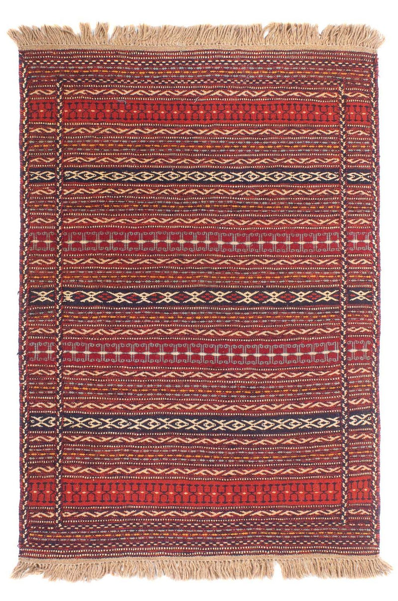 Kelim-tæppe - orientalsk - 150 x 100 cm - flerfarvet