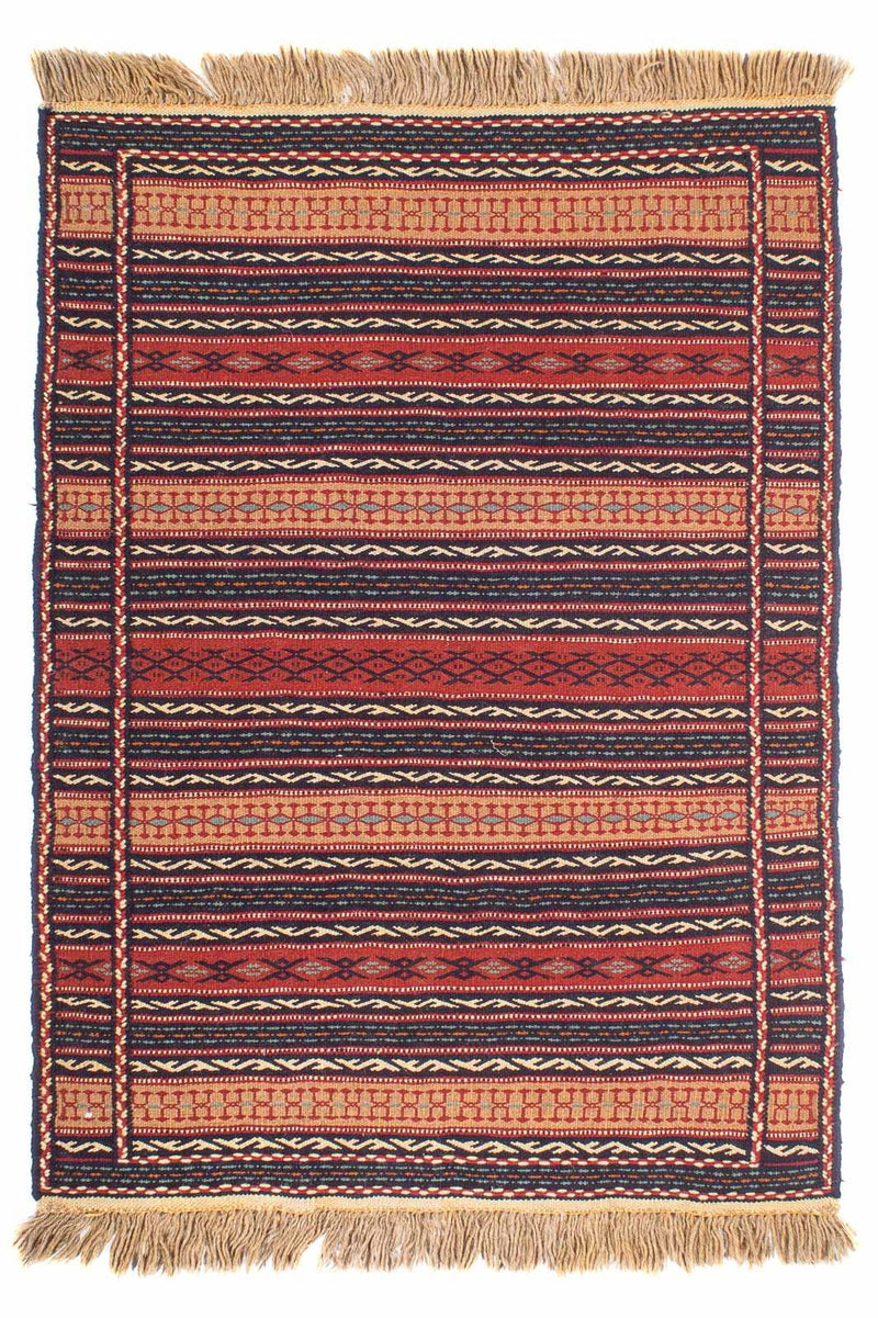 Kelim-tæppe - orientalsk - 154 x 103 cm - flerfarvet