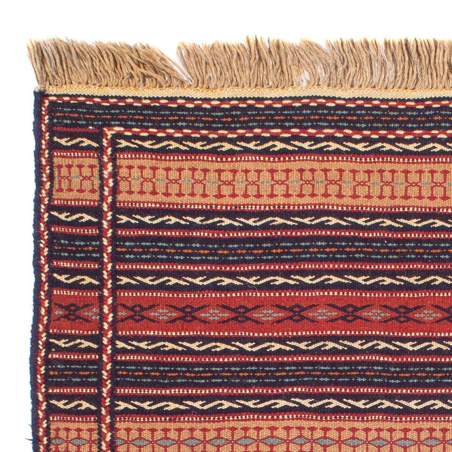 Kelim-tæppe - orientalsk - 154 x 103 cm - flerfarvet