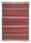 Kelim-tæppe - orientalsk - 148 x 100 cm - flerfarvet