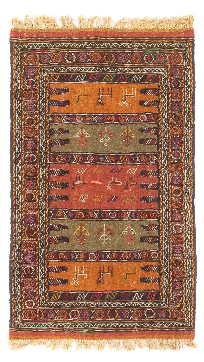 Kelim-tæppe - orientalsk - 170 x 100 cm - flerfarvet