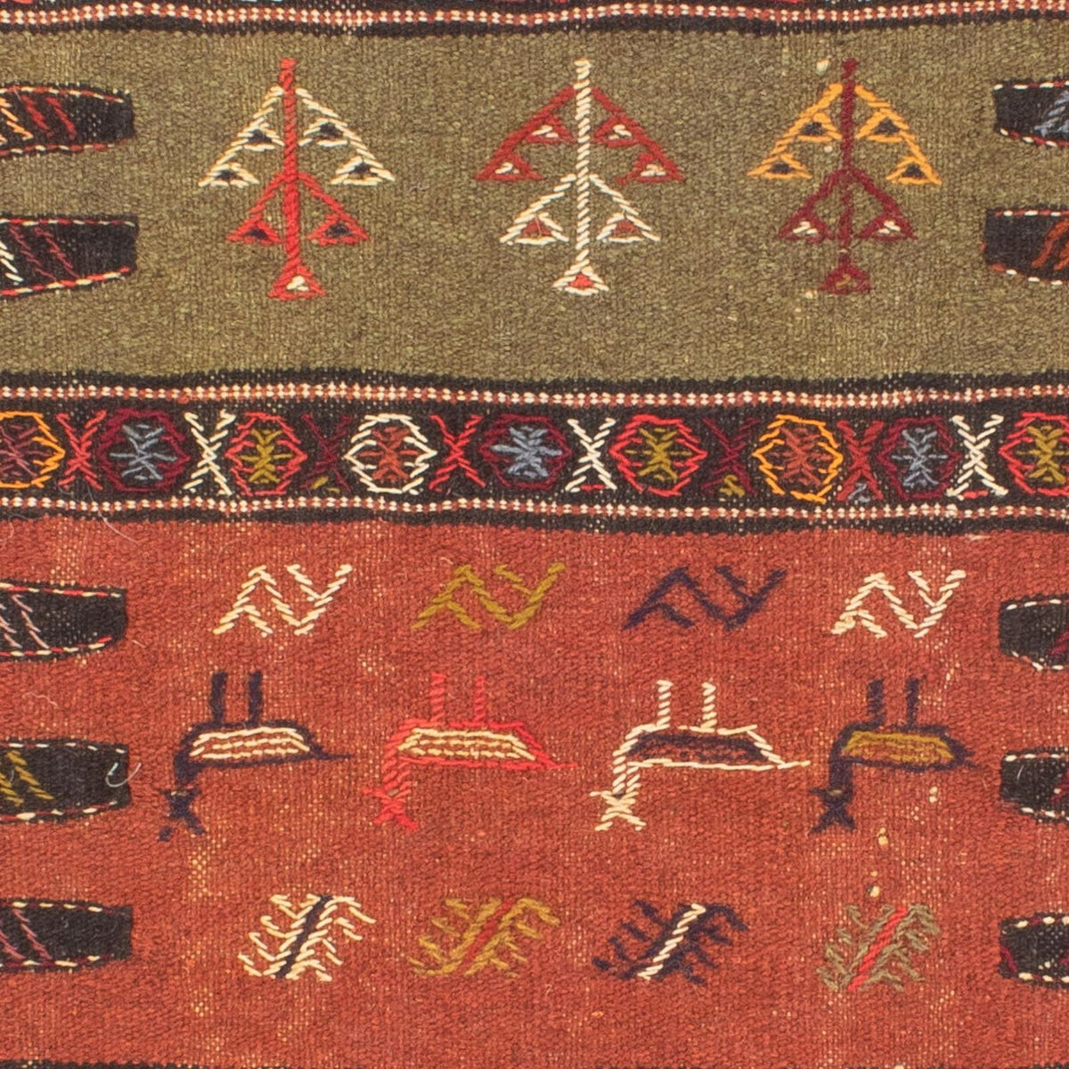 Kelim-tæppe - orientalsk - 170 x 100 cm - flerfarvet