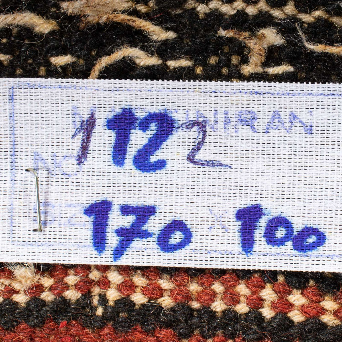 Kelim-tæppe - orientalsk - 170 x 100 cm - flerfarvet