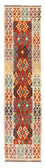 Løber Kelim Carpet - Splash - 302 x 83 cm - flerfarvet