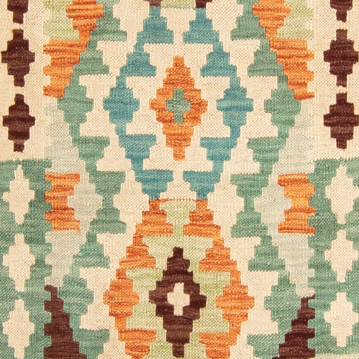 Løber Kelim Carpet - Splash - 304 x 75 cm - flerfarvet