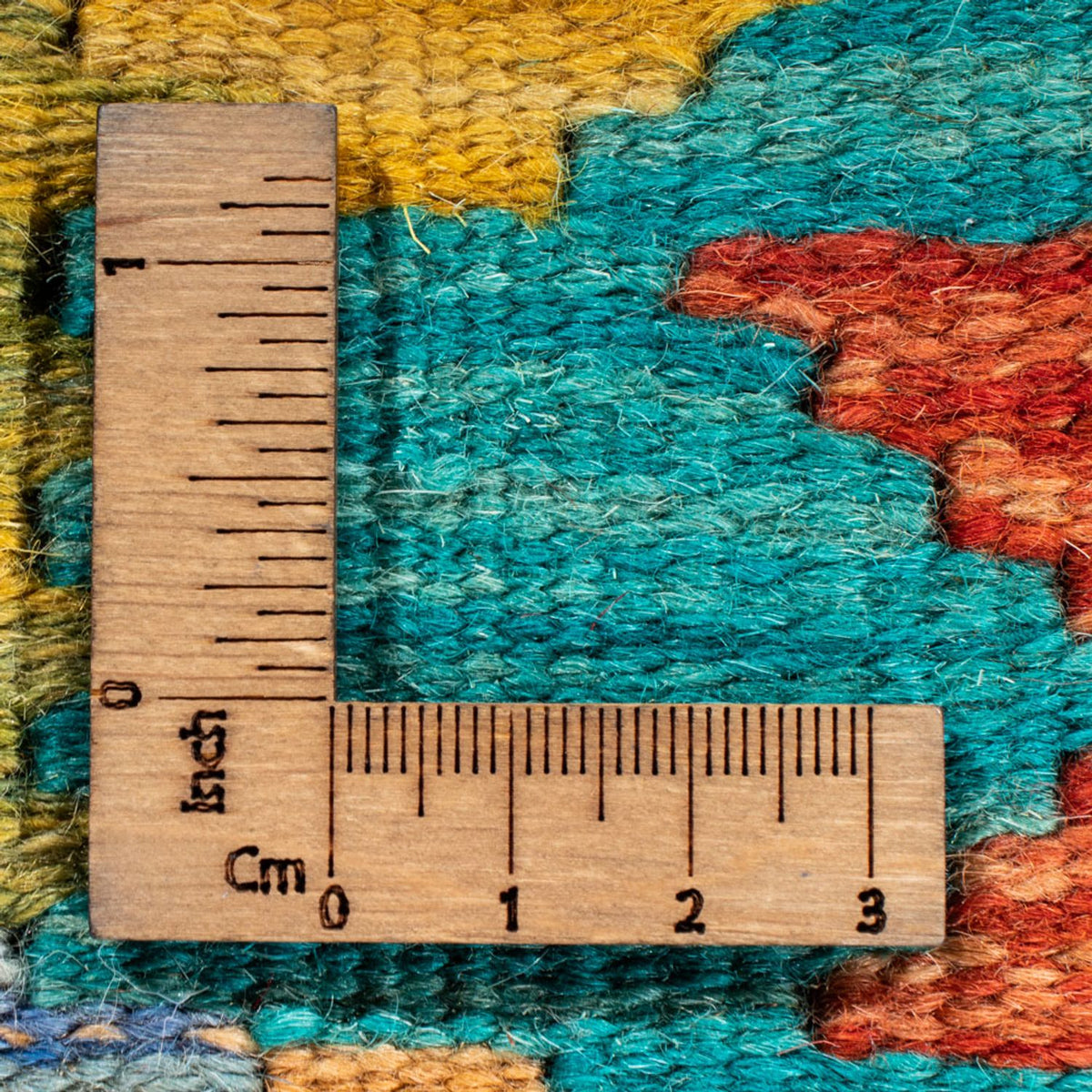 Løber Kelim Carpet - Splash - 210 x 83 cm - flerfarvet